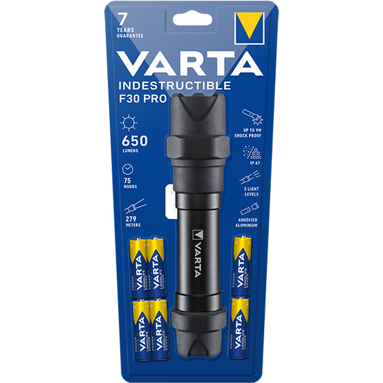 Lampe Torche Indestructible F30 PRO - VARTA - Image 1