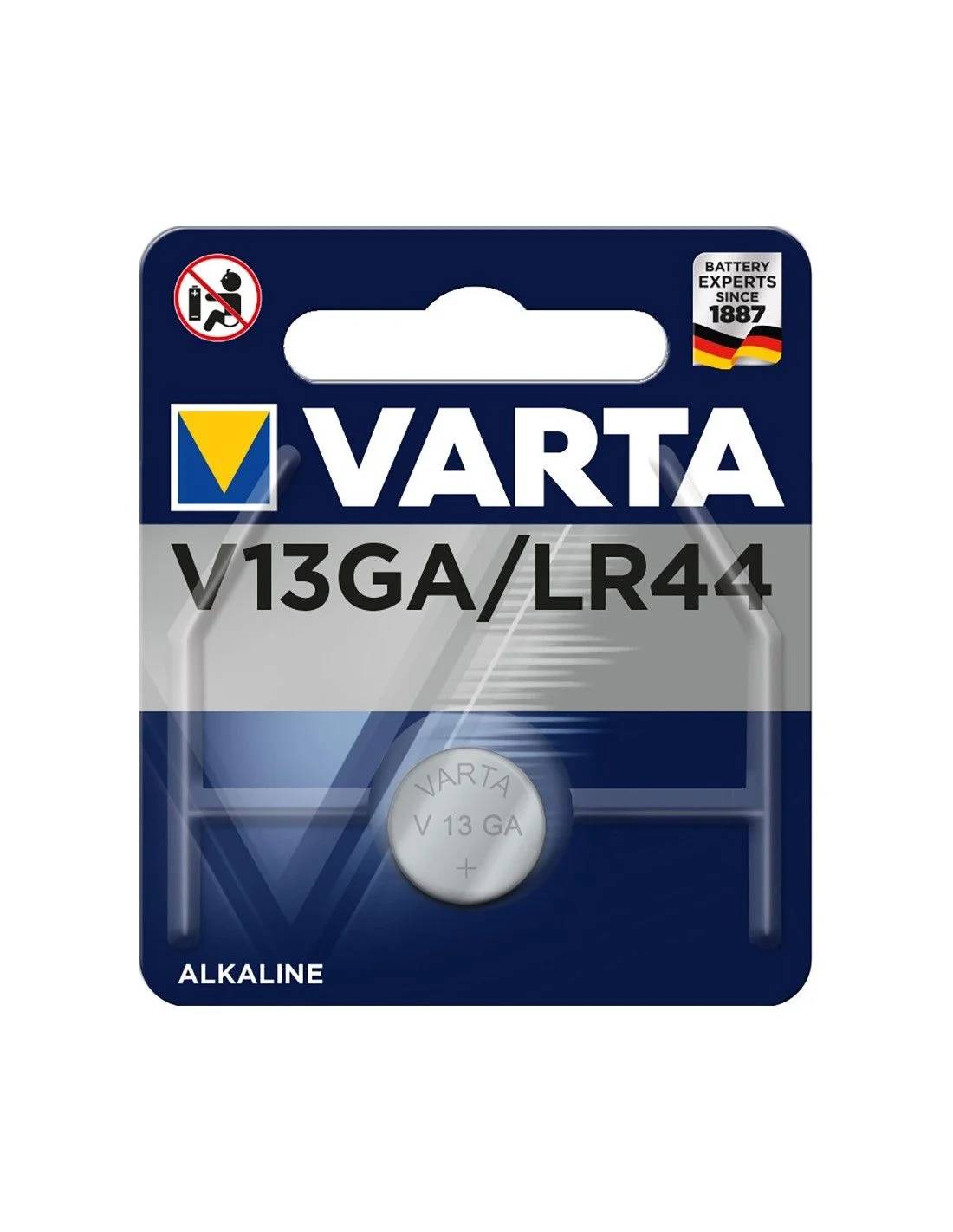 Pila de botón alcalina V13GA LR44 11,6 mm Ø 5,4 mm H - VARTA - Imagen 4