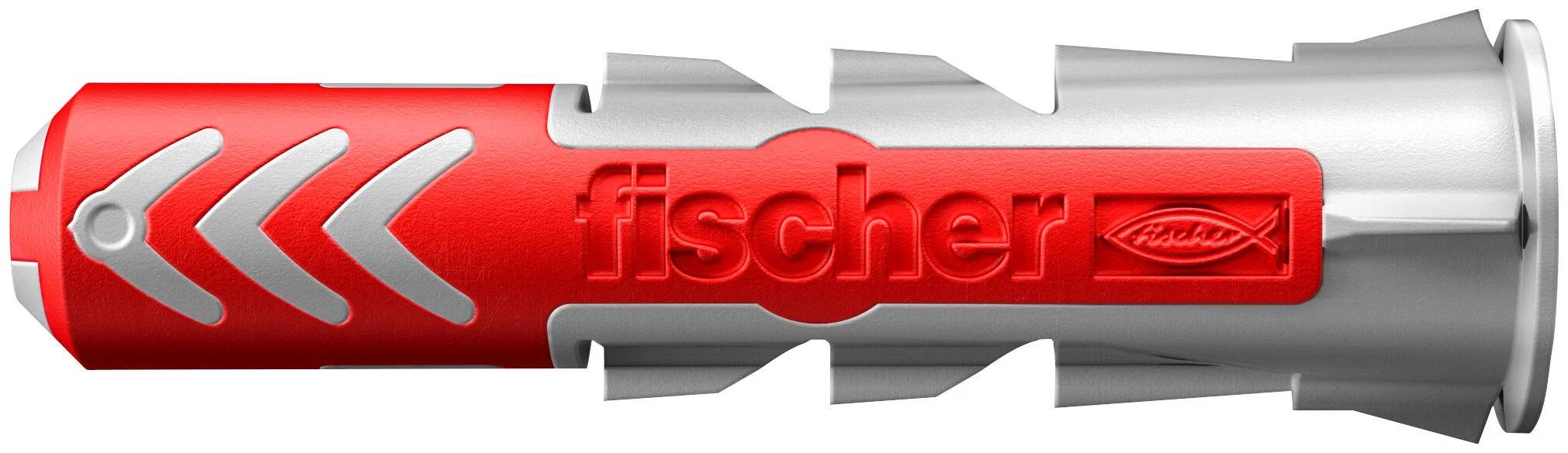 Cheville Duopower nylon gris rouge - FISCHER - Image 1