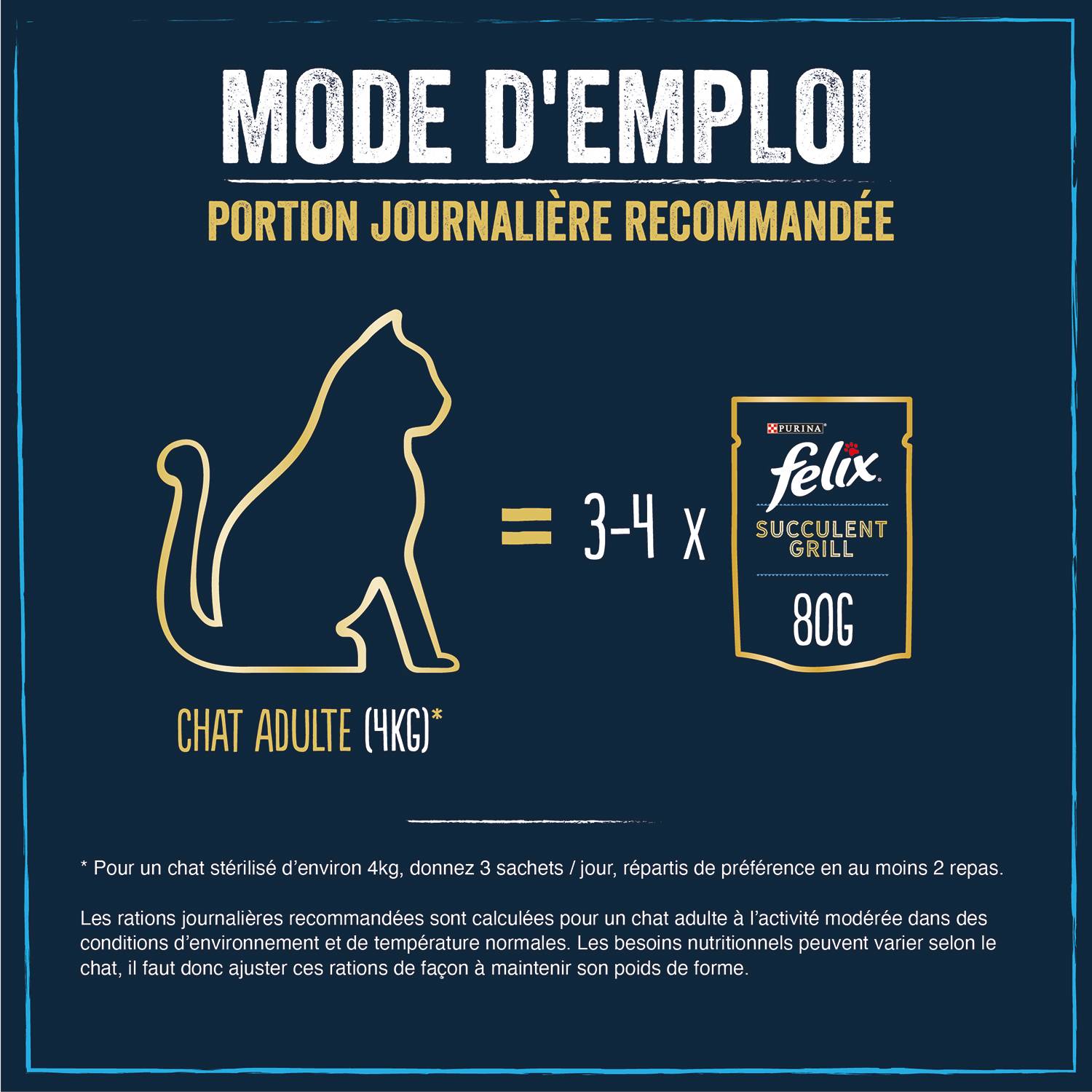 Purina One - Pâtées chat Adulte Succulent Grill Poisson Thon Cabillaud 12x80g – FELIX - Image 2