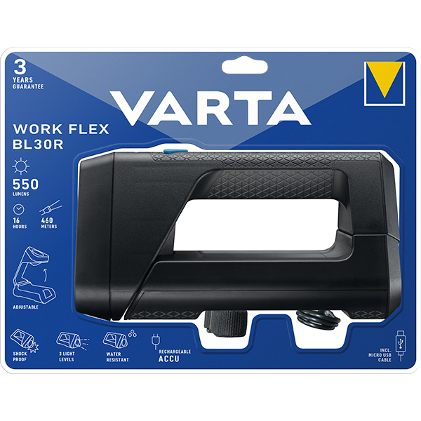 Lampe portative rechargeable flexible - VARTA