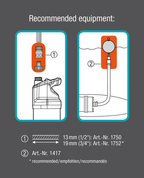 Gardena - Pompe immergée automatique en acier inox Ø149 mm 5900 l/h max. 900W - Gardena - Image 6