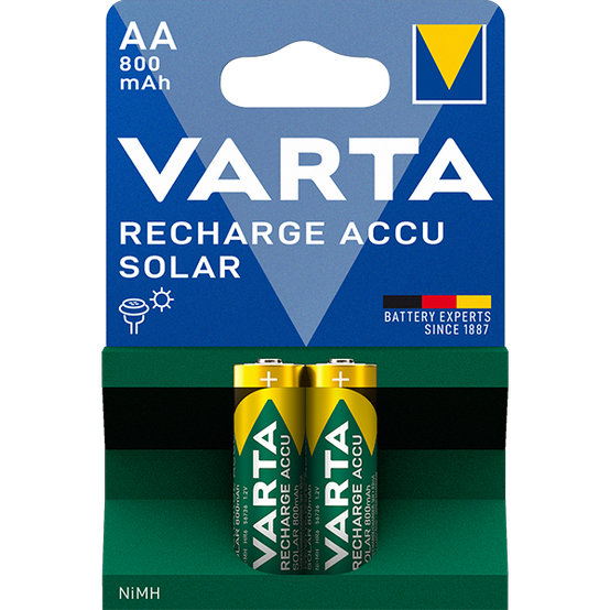 Piles rechargeables AA R6 800 mAh Ni-MH VARTA