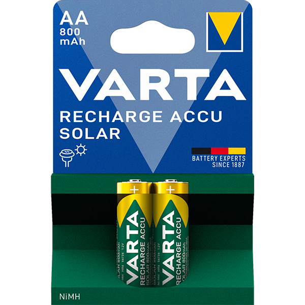 Piles rechargeables AA R6 800 mAh Ni-MH VARTA