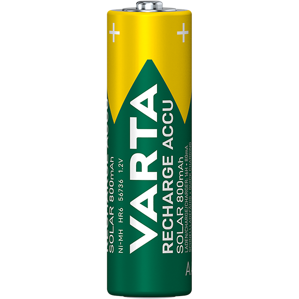Piles rechargeables AA NiMH 800 mAh 1,2 V pack de 2 - VARTA - Image 4