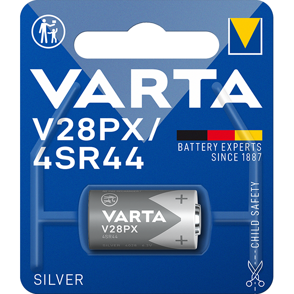 Pile V28PX-4SR44 Alcaline 6,2 V Silver – VARTA - Image 1