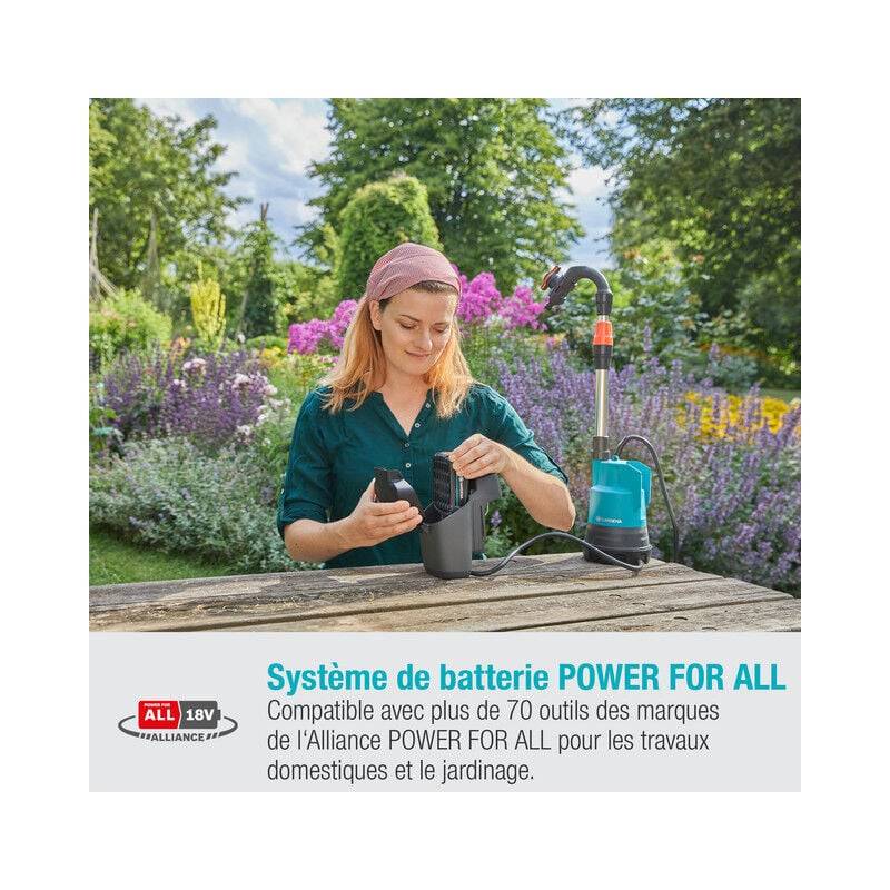 Pompe pour collecteur d'eau de pluie 18 V sans batterie - GARDENA - Image 3