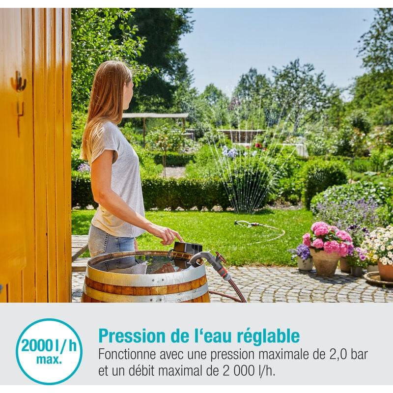 Pompe pour collecteur d'eau de pluie 18 V sans batterie - GARDENA - Image 5