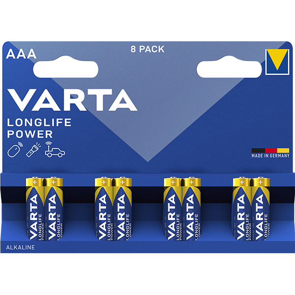 Piles High Energy AAA blister de 8 – VARTA - Imagen 1