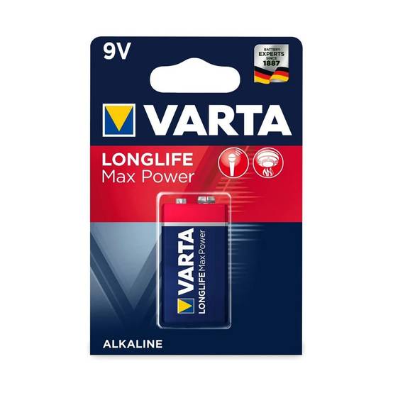 Pile Alcaline 9V LongLife Max Power - VARTA - Image 4