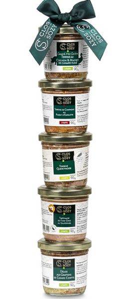 Clos Saint Sozy - Caja "El bastón de los sabores" 5 x 90 g - Clos Saint Sozy
