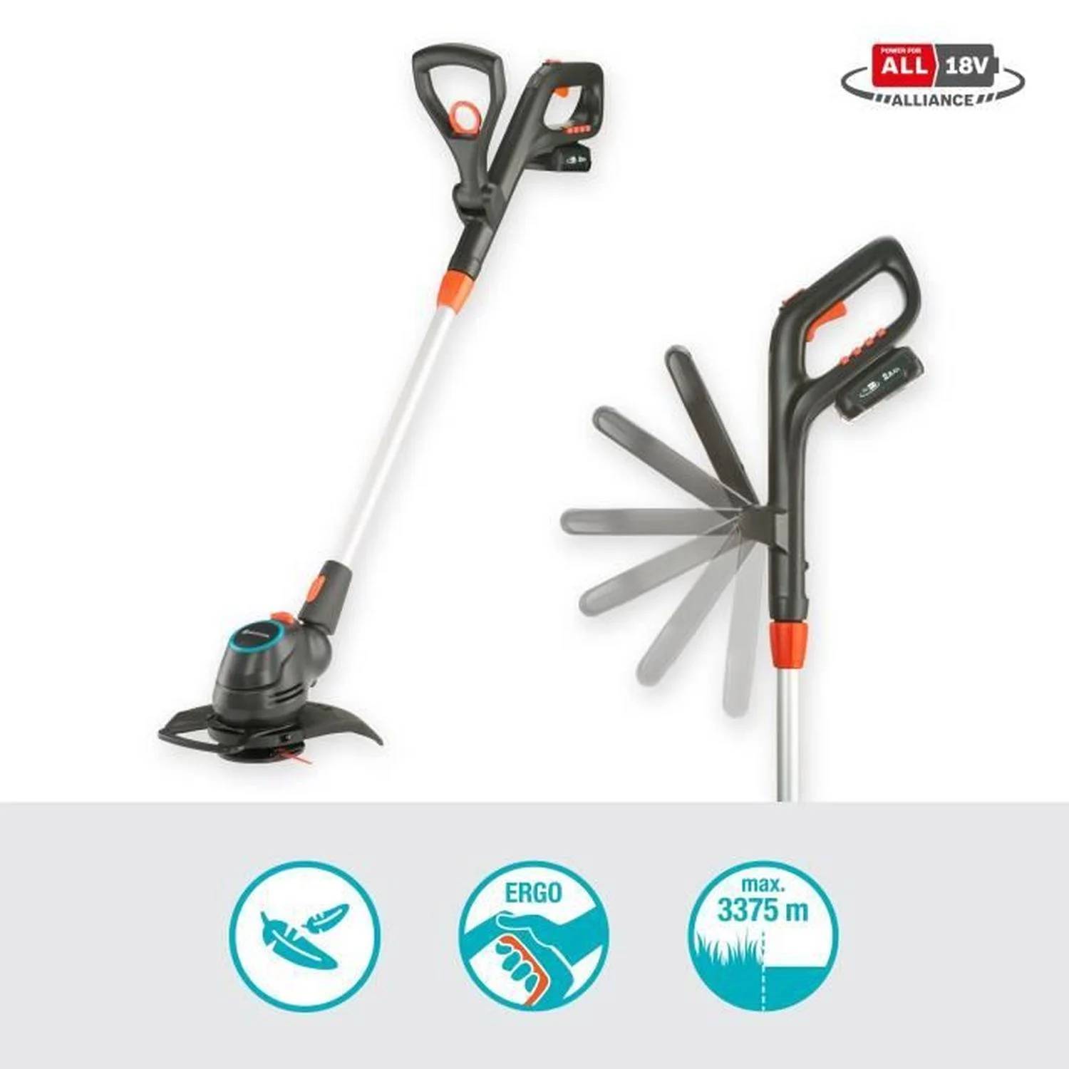 Coupe-bordures ComfortCut 18V 23 cm – GARDENA - Image 3