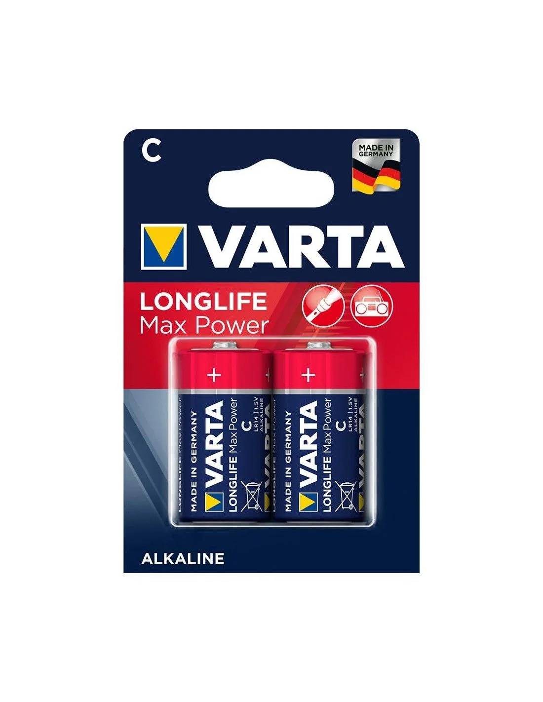 2 piles longlife alcaline LR14 1,5V - VARTA - Image 4