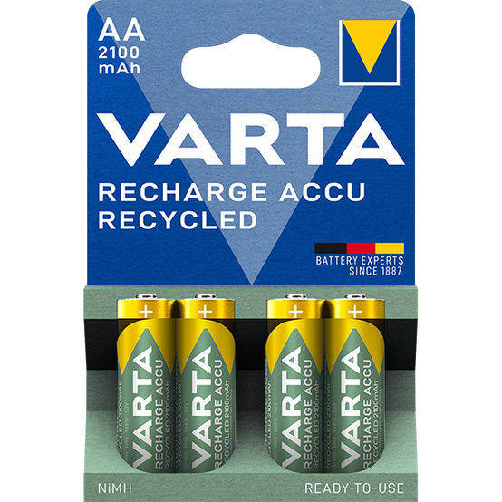 4 piles LR06 rechargeables VARTA