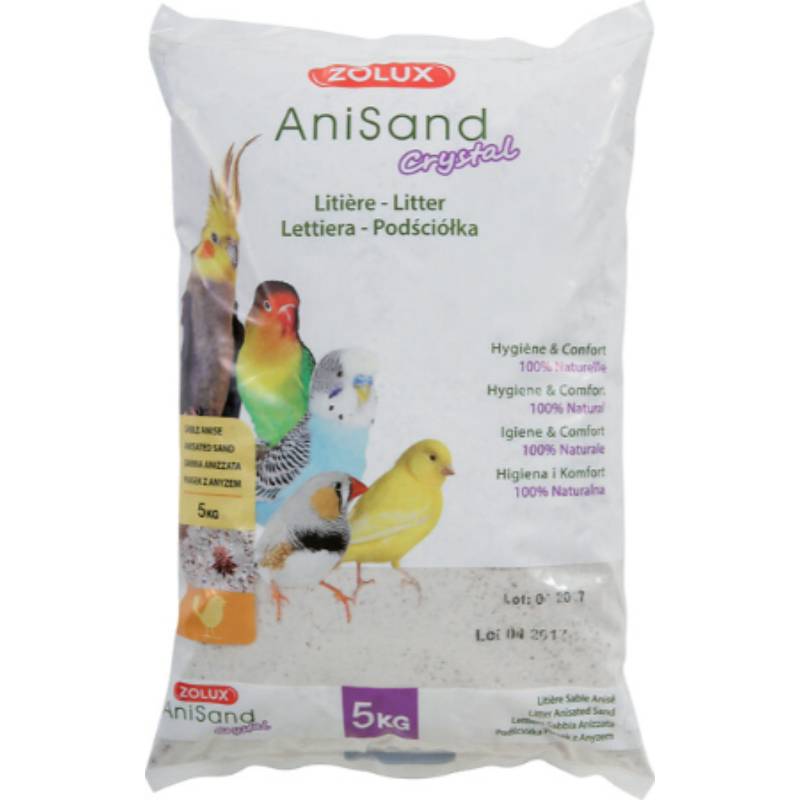 Zolux - Litière pour oiseaux fond de cage sable coquillages anis - ZOLUX - Imagen 2