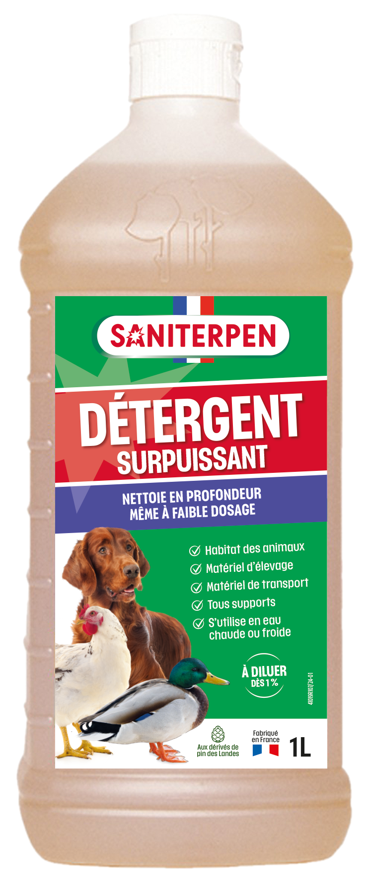Saniterpen - Détergent Surpuissant 1 L - Saniterpen