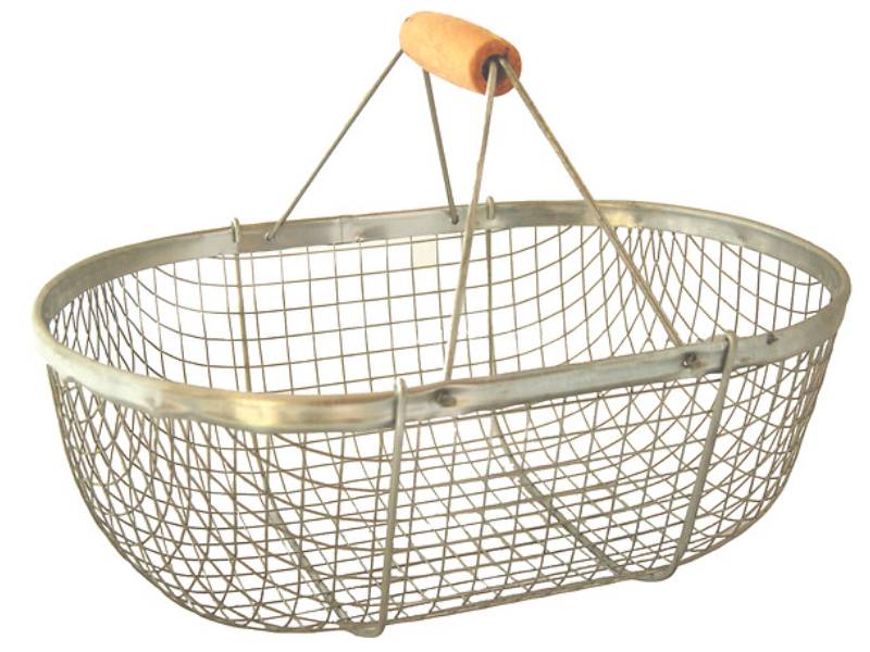 Panier de récolte galvanisé 15 L - Masy