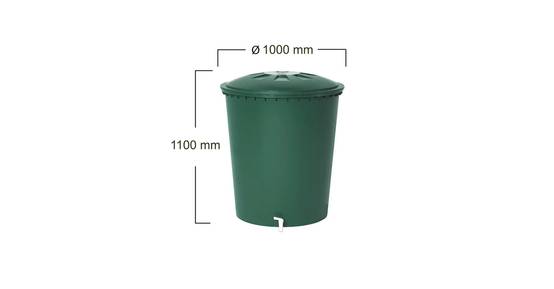Garantia - Récupérateur d'eau de pluie 510L couvercle et robinet inclus - GARANTIA - Image 3