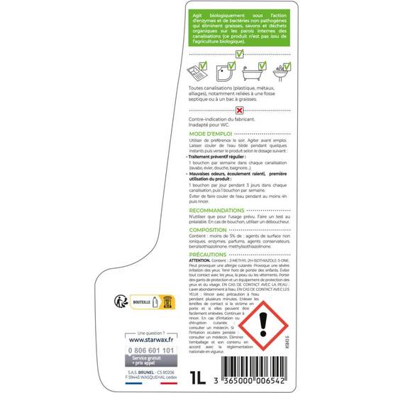 Starwax - Entretien biologique wc et canalisations - STARWAX - Image 4