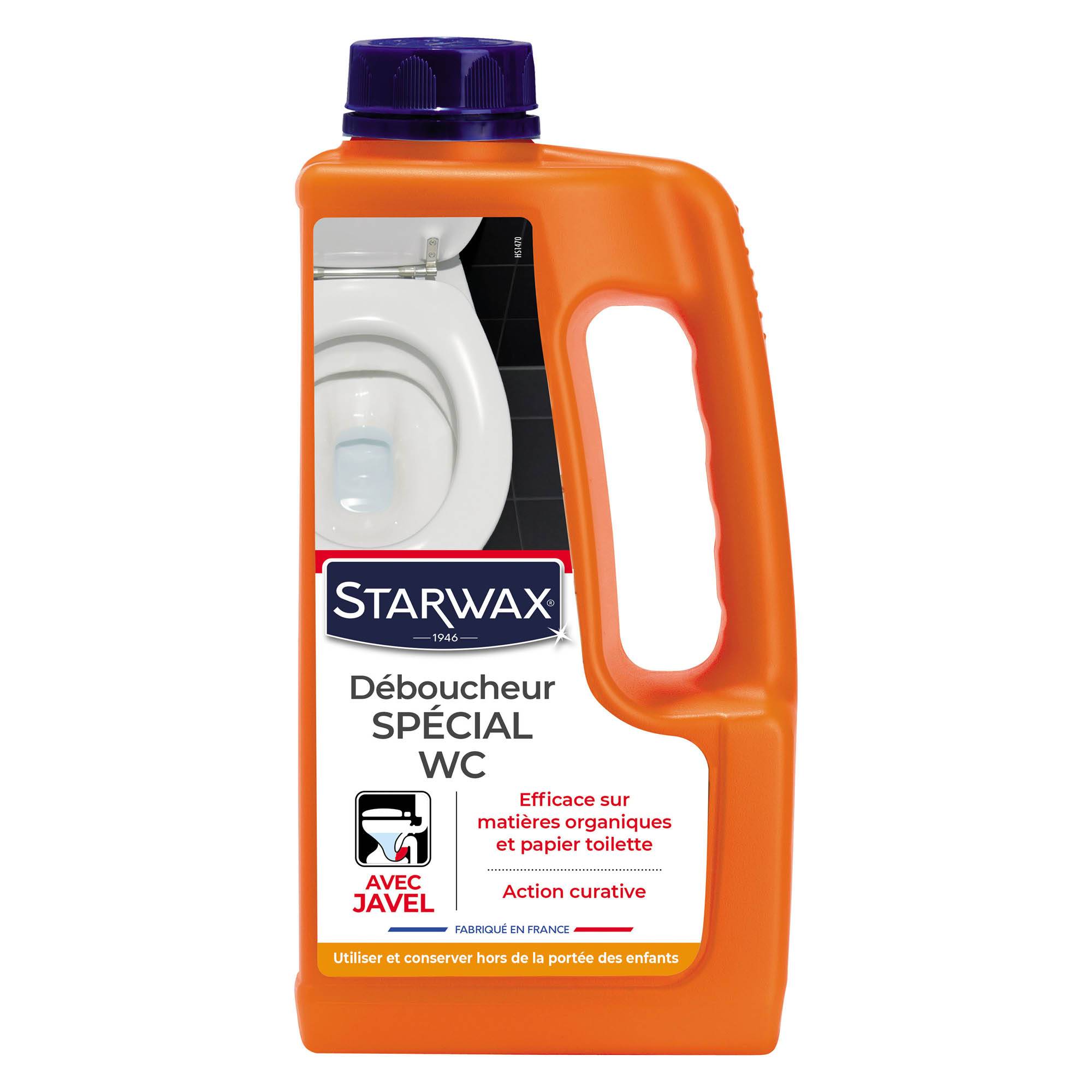 Starwax - Déboucheur WC avec Javel - STARWAX