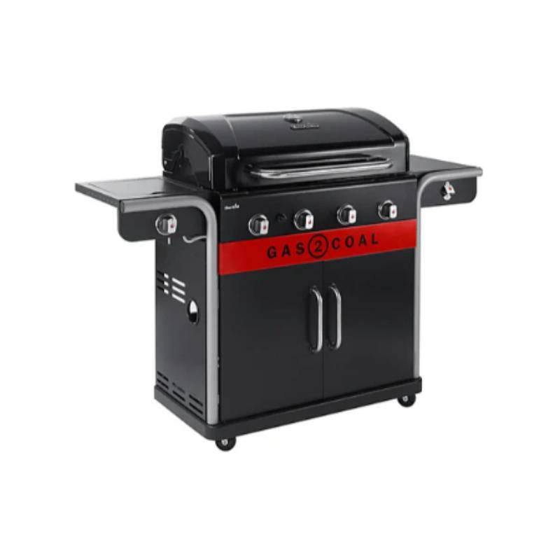 Char-broil - Barbacoa Híbrida 4 Quemadores Acero Inoxidable Negro 154,9 cm - CHAR-BROIL - Imagen 9