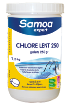 Ocedis - CHLORE LENT 250 1.25KG - MACXI