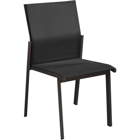 Pro Loisirs - Chaise de jardin alu graphite/noir Delia Proloisirs - Image 3