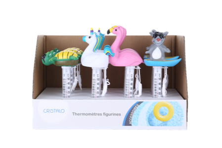 THERMOMÈTRE FIGURINES FLOTTANTS