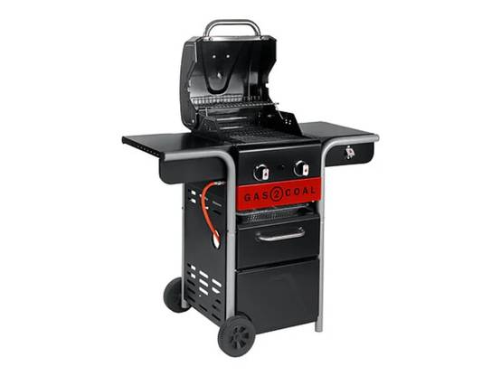 Char-broil - Barbecue charbon et gaz hybride Char-Broil Gas2Coal 2.0 210 - Image 2