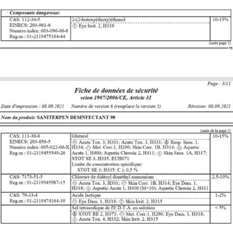 Saniterpen - Desinfectante 90 1L - Saniterpen - Imagen 2