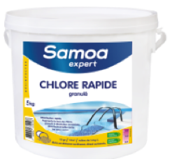 Sans Marque - Chlore rapide V60 granulé  5kg - Samoa