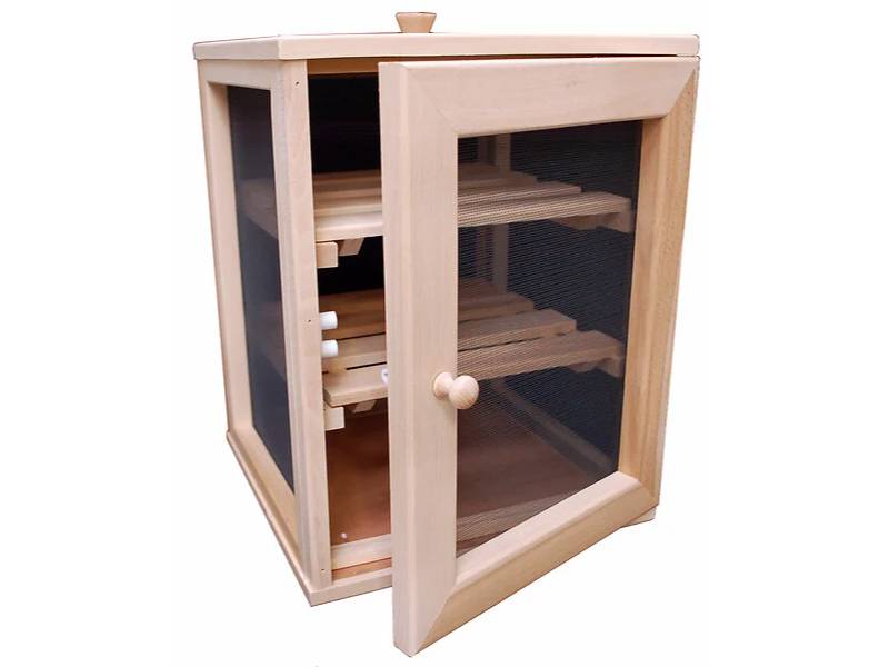Garde-manger spécial fromage bois de hêtre 31x28x35 cm - MASY - Imagen 3
