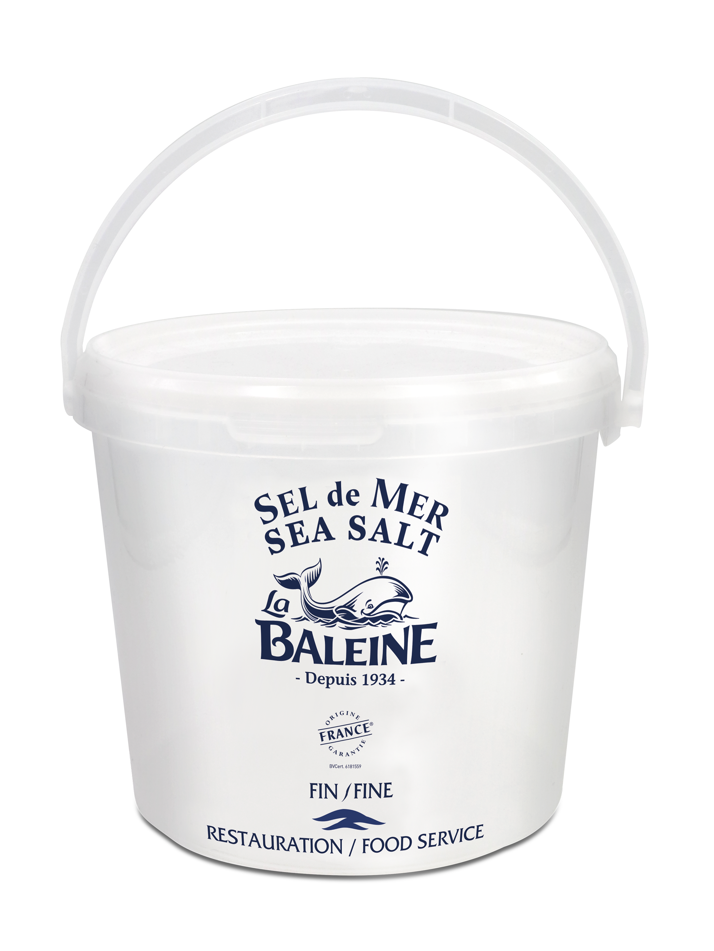 La baleine - Sal de mar fina 5 kg - La Baleine