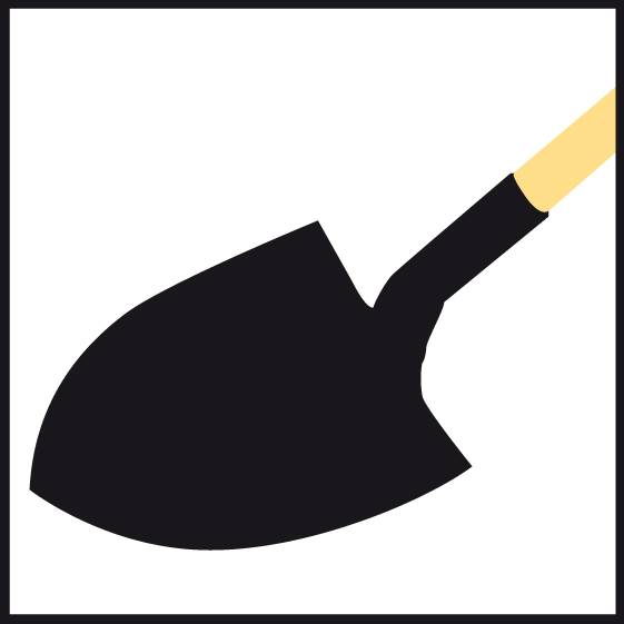 Jacquenet Malin - manche de pelle droit en bois de bois dur a douille - œil Ø 39mm L. 1,1m - Jacquenet Malin