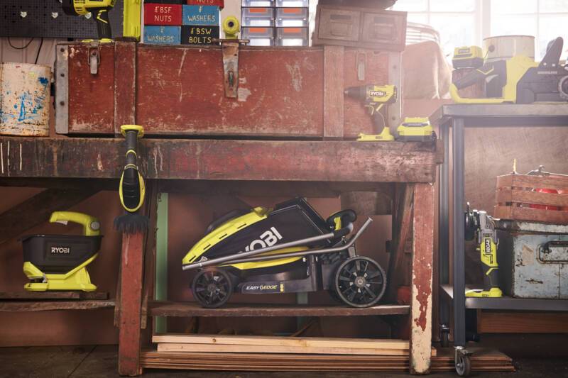 Ryobi - Pack tondeuse coupe-bordure sans fil 18V batterie et chargeur inclus  - RYOBI - Image 12
