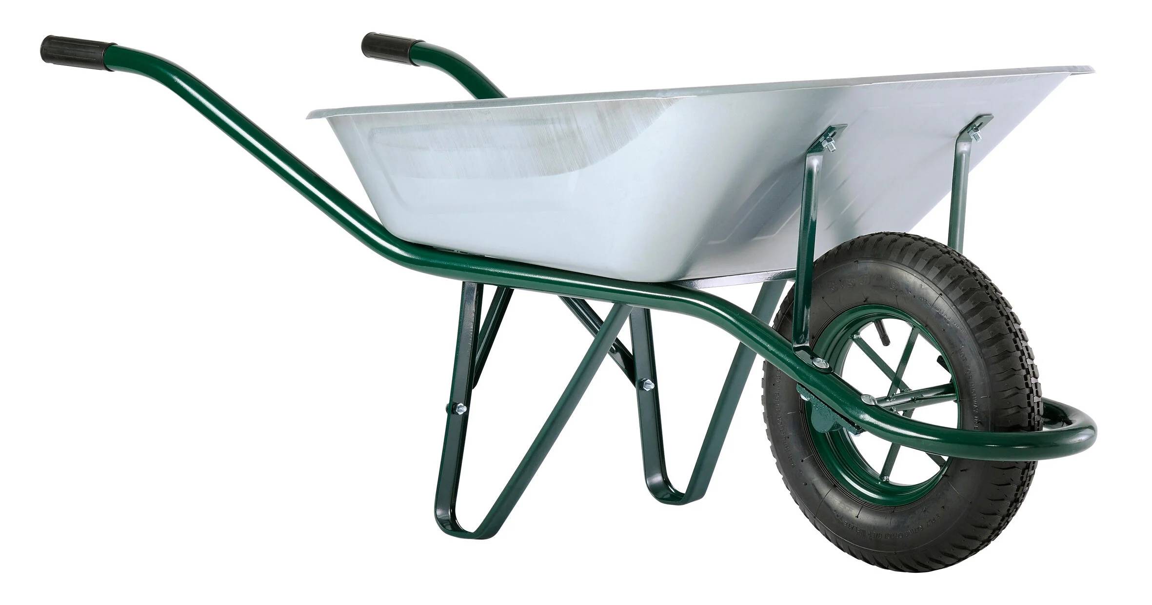 Haemmerlin - Brouette Prems en acier galvanisé couleur verte L.1380 x l.655 x H.547 mm - Haemmerlin - Imagen 1