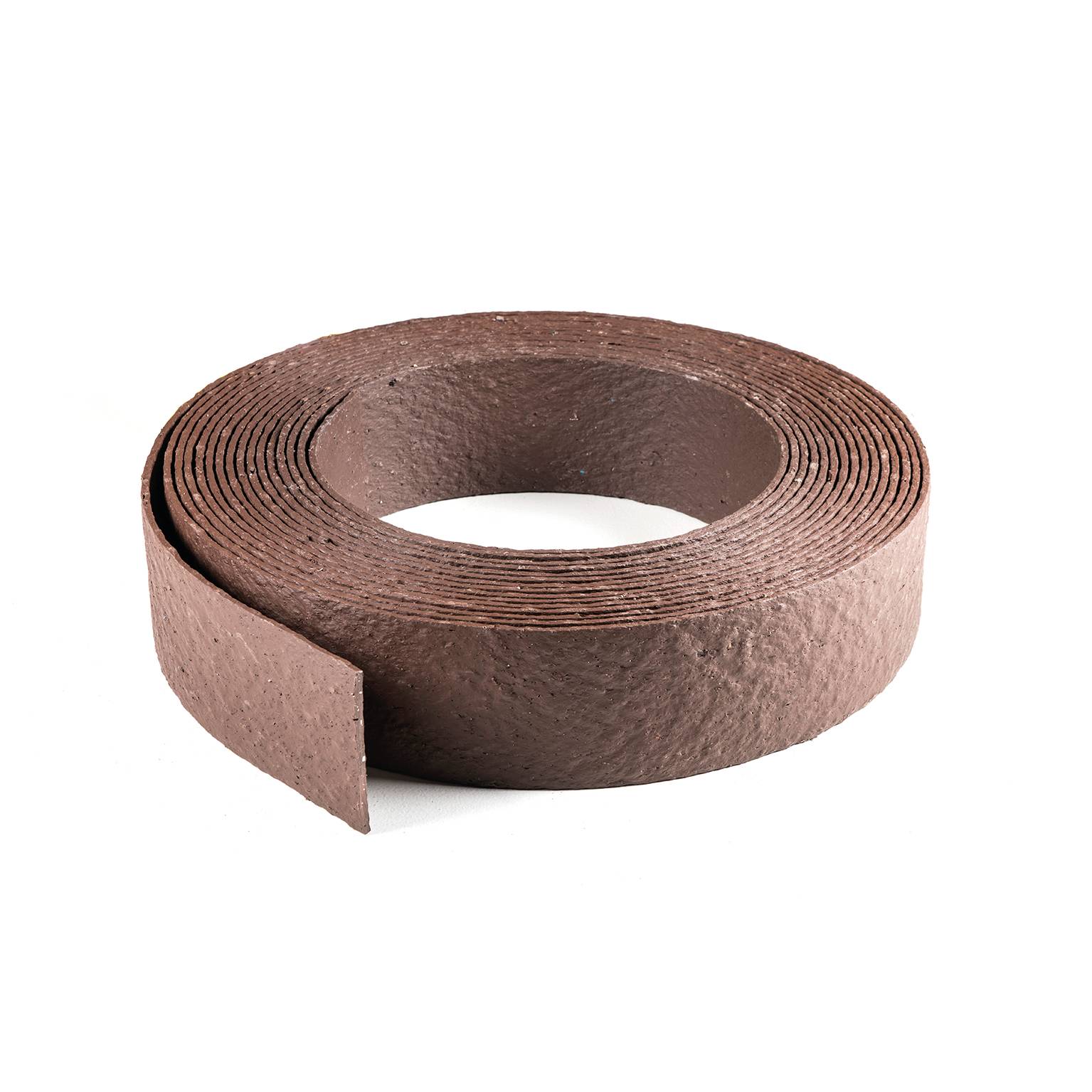 Bordure Ecolat brun, rouleau de 25 m H.14 cm
