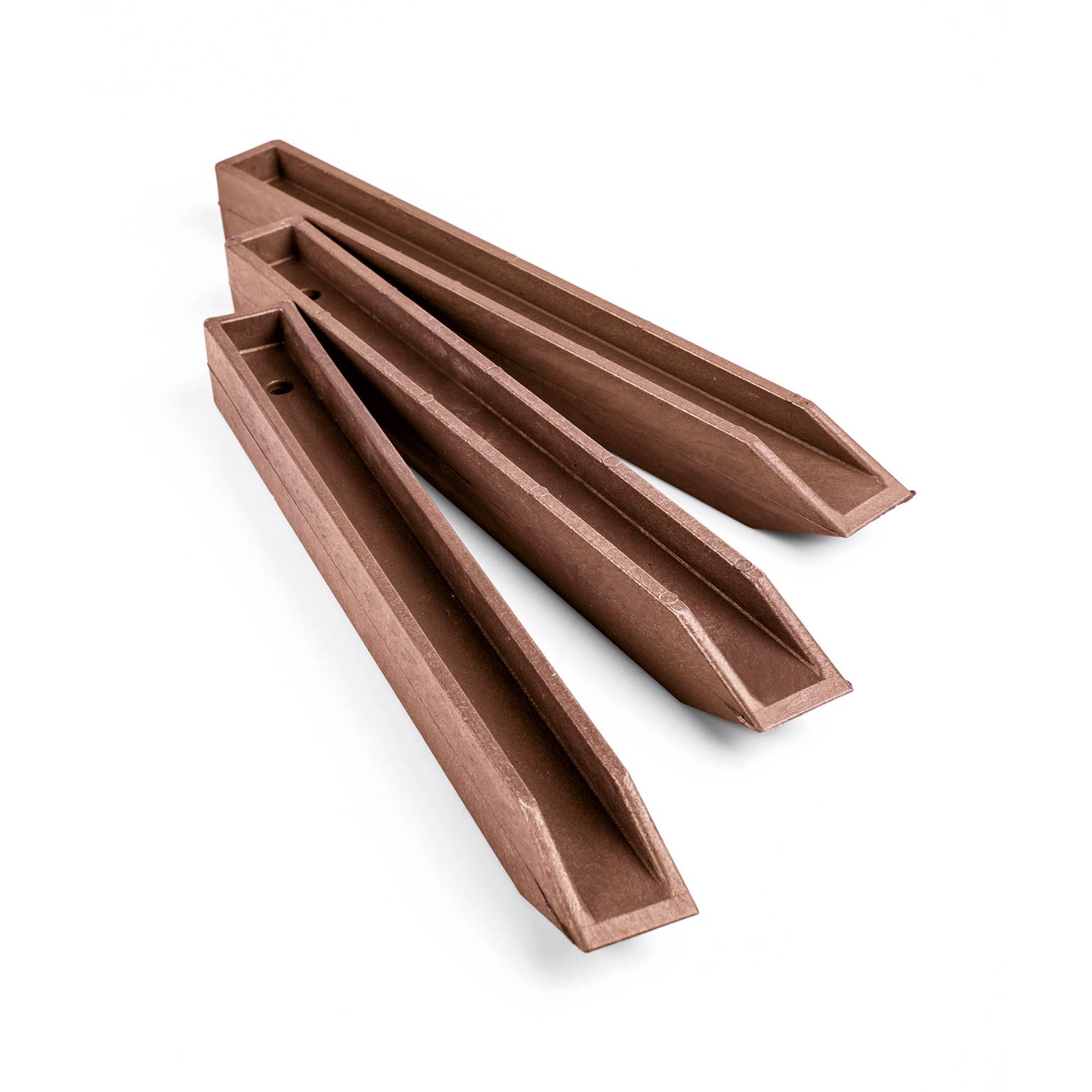 Piquets Bordures PVC Recyclé Marron – ECOPIC