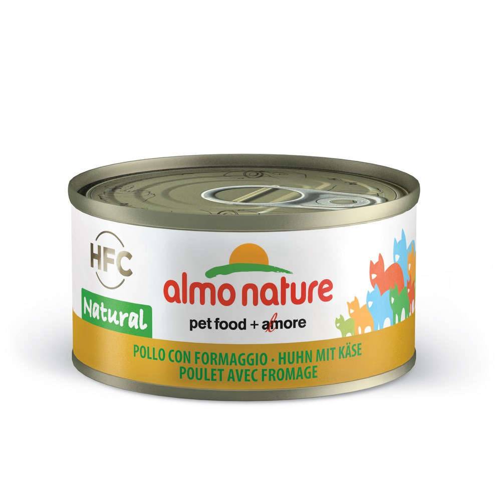Almo Nature - Pâtée avec bouillon HFC pour chat adulte au poulet avec fromage - boîte 70 gr - ALMO NATURE - Image 3