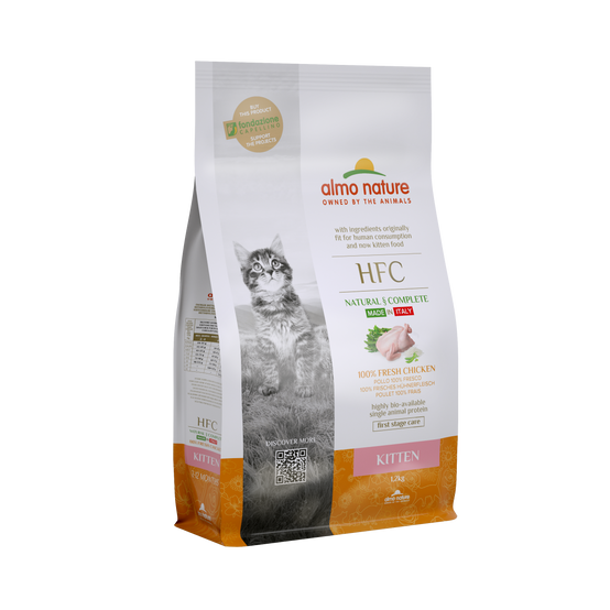 Almo Nature - Croquettes pour chat chaton au poulet frais - sac 1,2 kg - ALMO NATURE - Image 2