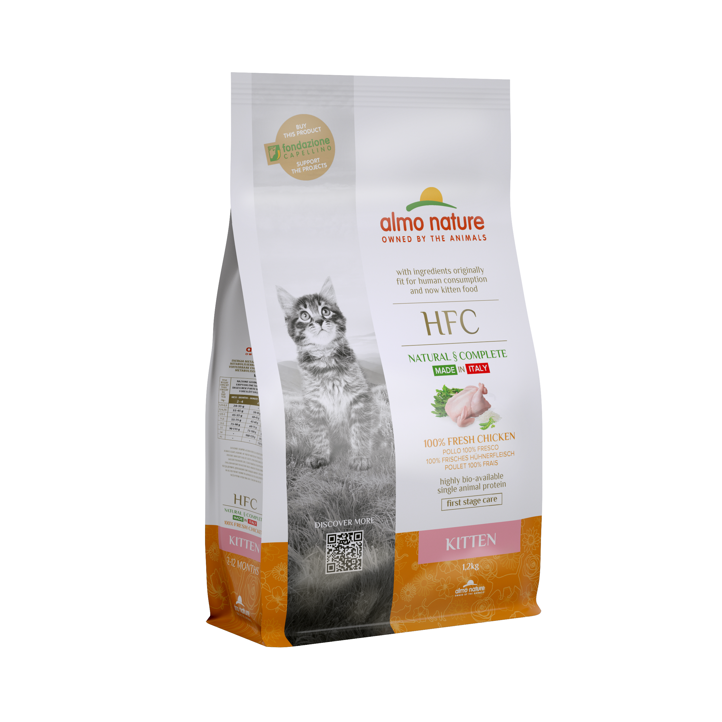 Almo Nature - Croquettes pour chat chaton au poulet frais - sac 1,2 kg - ALMO NATURE - Image 2