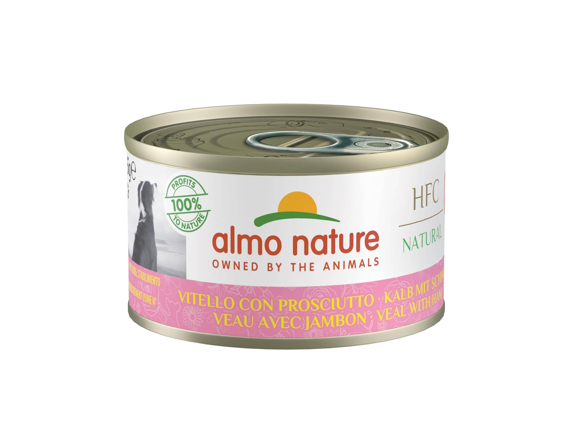 Almo Nature - Aliment pour chien Veau et Jambon 95g - ALMO NATURE - Imagen 1