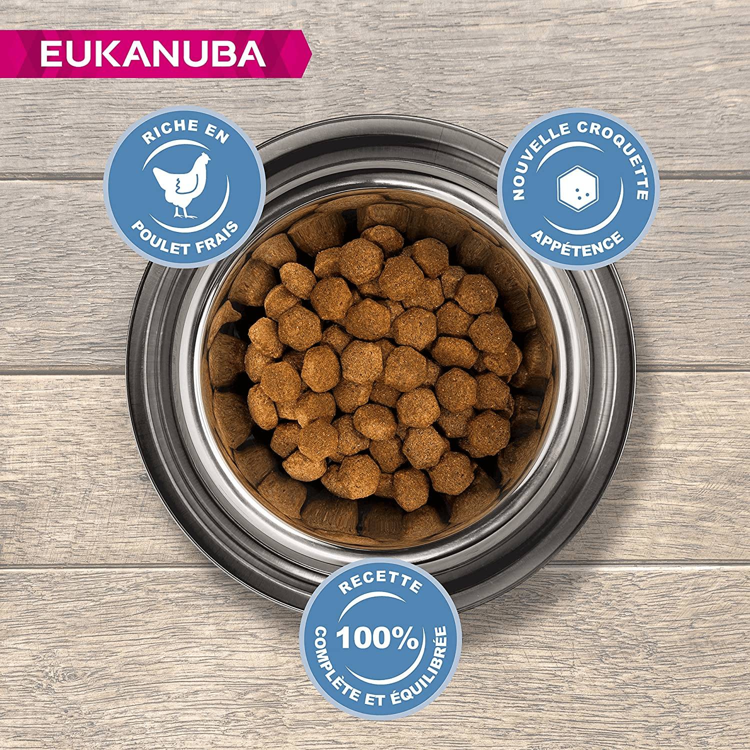 Croquette chien mature senior poulet 15 kg - EUKANUBA - Image 3