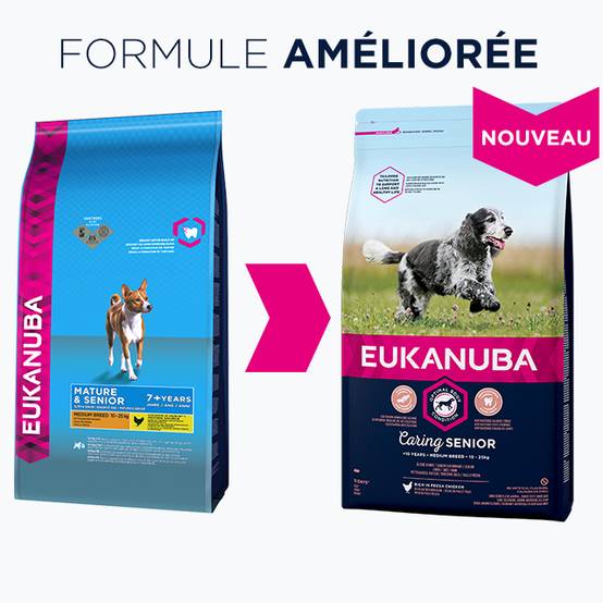 Croquette chien mature senior poulet 15 kg - EUKANUBA - Image 4