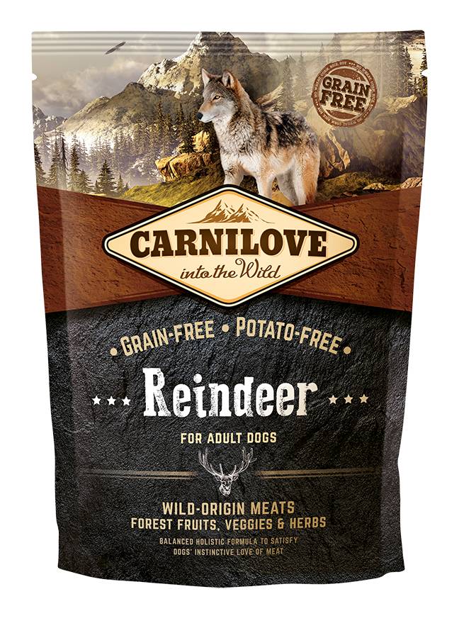 Carnilove - Croquettes pour chien adulte au renne - sac 2 kg - CARNILOVE - Image 1
