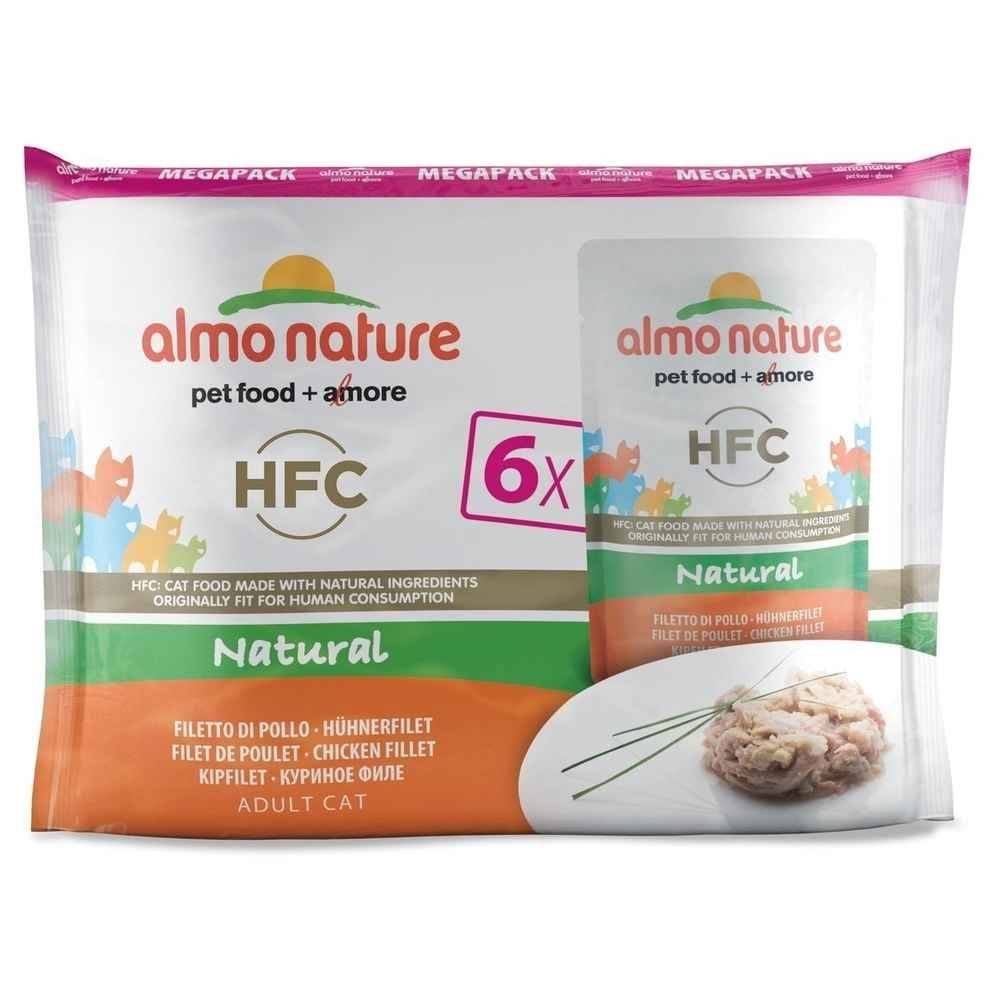 Almo Nature - Pâtée en bouillon HFC pour chat adulte au filet de poulet - lot 6 x 55 gr - ALMO NATURE - Image 2