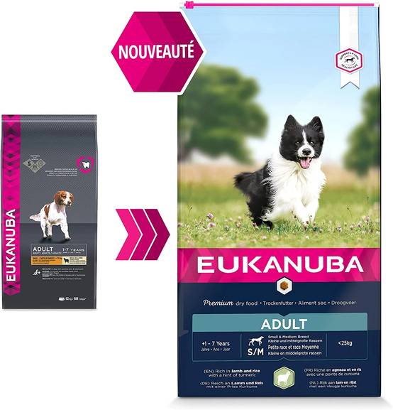 Croquette pour Chien Adulte Agneau Riz 2,5 kg - EUKANUBA - Image 4