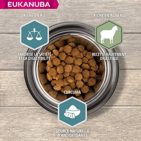 Croquette pour Chien Adulte Agneau Riz 2,5 kg - EUKANUBA - Image 5