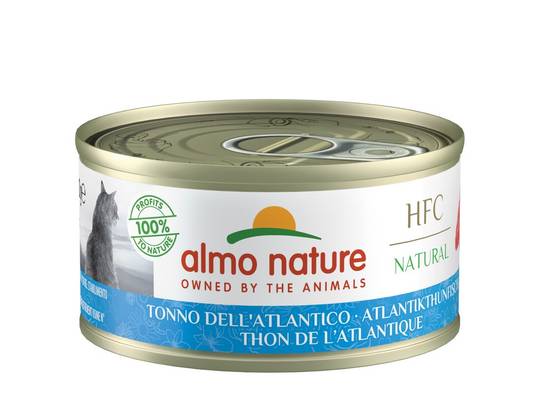 Almo Nature - Pâtée avec bouillon HFC pour chat adulte au thon de l'atlantique - boîte 70 gr - ALMO NATURE - Image 1