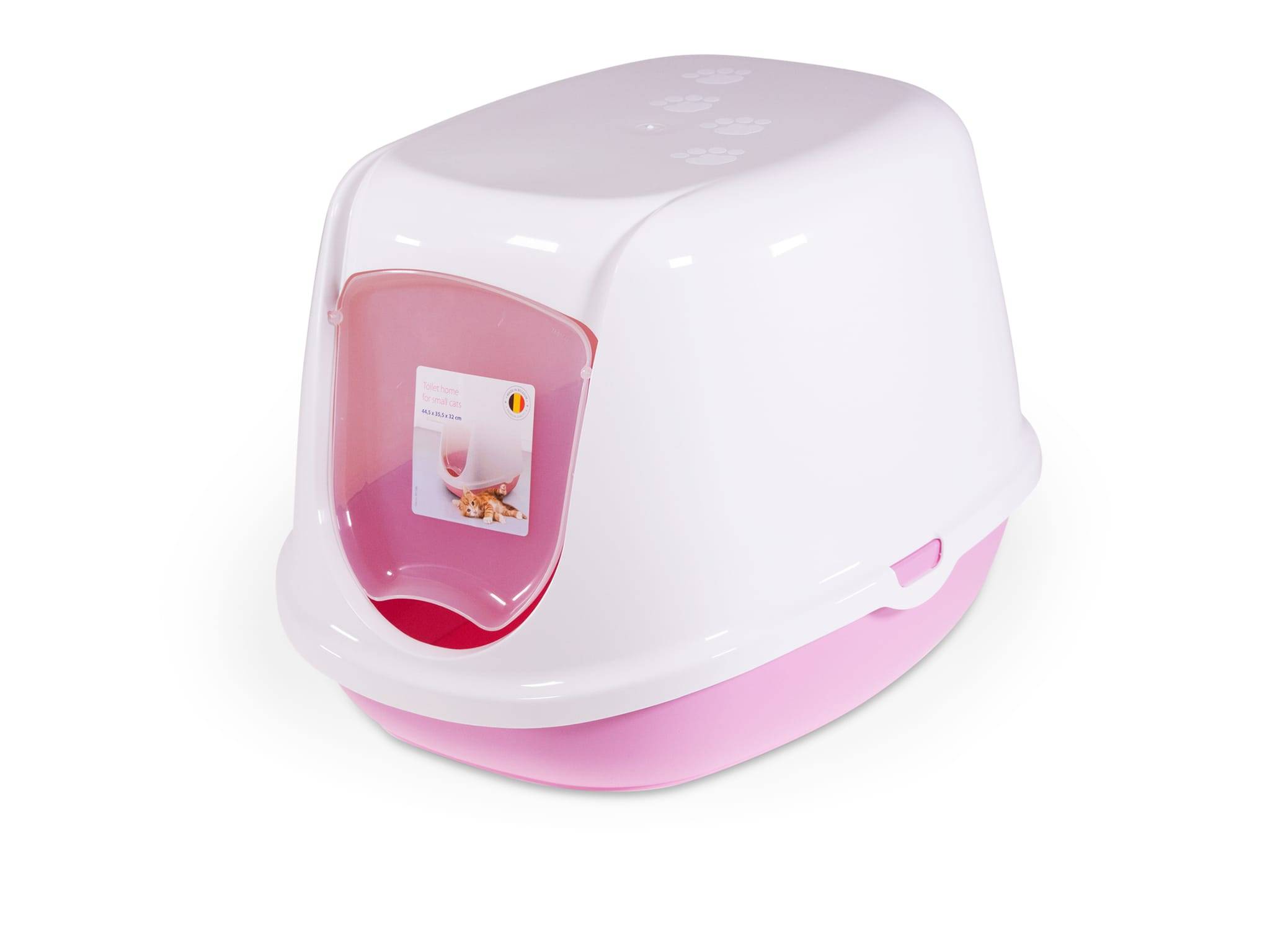 Maison de toilette Duchesse plastique rose L44,5xl35,5xH32 cm - SAVIC - Imagen 3